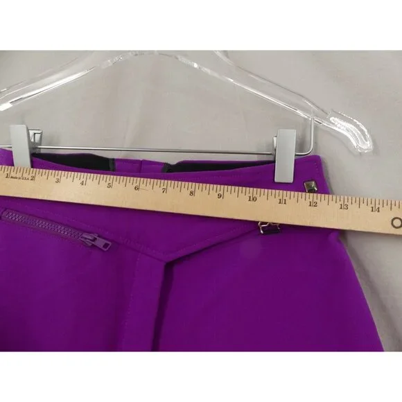 Obermeyer Womens 8 Pants VTG ITB Stretch Pant Wool Blend Ski Snow Purple